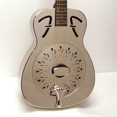 Fender FR-55 Hawaiian Resonator Acoustic Guitar - Nickel image 2