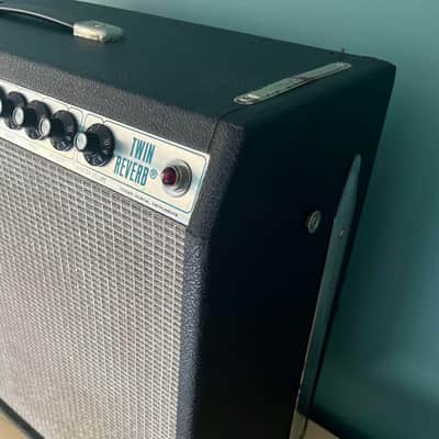 Fender Twin Reverb 2-Channel 100-Watt 2x12" Guitar Combo - Silver Panel (NEW POWER TRANSFORMER, PROFESSIONALLY SERVICED) image 5