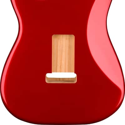 Fender Classic Series 60's Stratocaster SSS Alder Body Vintage Bridge Mount, Candy Apple Red image 6