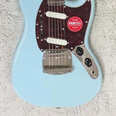 Fender Squier Classic Vibe  Series '60s Mustang, Laurel Fingerboard, Sonic Blue image 1