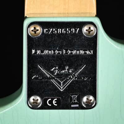 Fender Custom Shop Limited Edition 1960 Stratocaster w/ Painted Headcap, Relic- Aged Surf Green 2026 (CZ586597) image 18