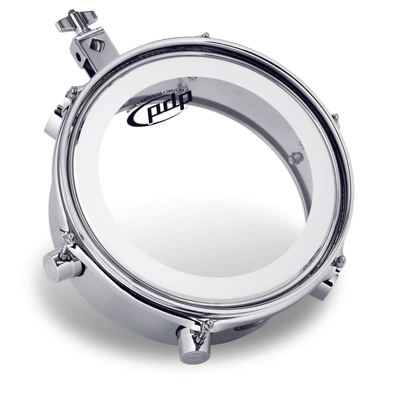 PDP Accessories : Mini Timbale Chrome Plated Steel 4X10 image 1