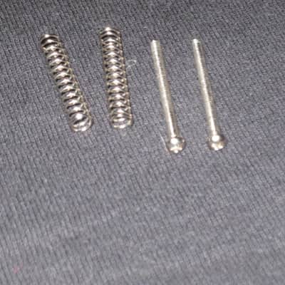 litely reliced player's wear StewMac Neck Humbucker Reverse Zebra (screws on black/flat poles on creme) 8.42k, Alnico 5, 50mm pole spacing, item # 101549 2000s-2010s, +screws/springs (orig 4 conductor wire shortened & 2 conductor wire added, Now 2 con) image 23