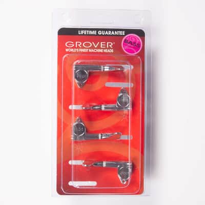 Grover 144C Mini Bass Guitar Tuners, 2x2 set - Chrome image 1
