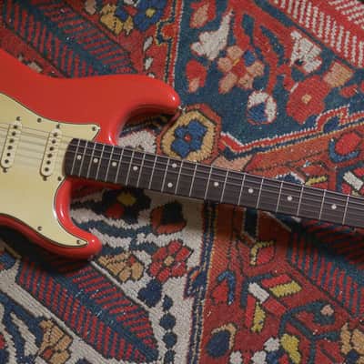 MB Guitars 62-S  2024 - Fiesta Red Hardtail image 1