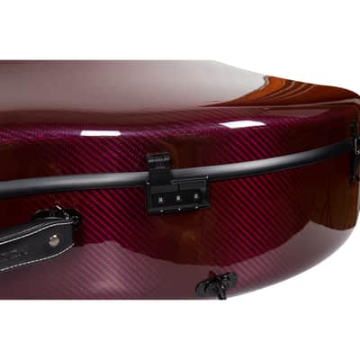 Crossrock 100% Carbon Fiber Case fits 4/4 Full-Size Cello, 7 Lb Lightweight image 6