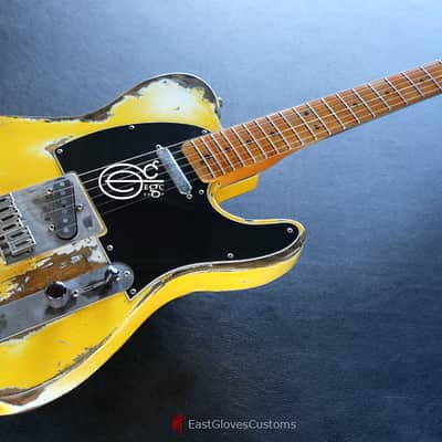 Fender Telecaster Yellow Heavy Aged Heavy Relic Bild 10