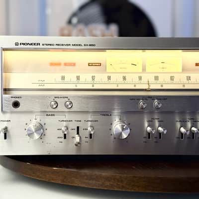 🎶✨ Pioneer SX-850 Vintage Stereo Receiver w/ Wood Case — Serviced, Cleaned, LED, Tested, 65WPC image 4