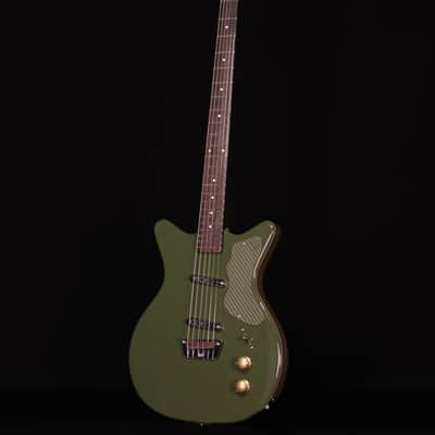 Danelectro Dan O. Cool Baritone Electric Guitar, Green image 6