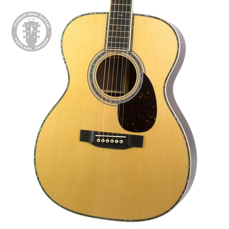New Martin OM-42 Natural Gloss w/Aging Toner & Abalone Trim #2981044 image 1