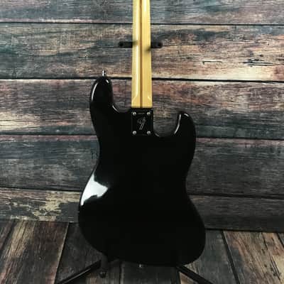 Used Fender Left Handed 1975 Jazz Bass with Case image 12