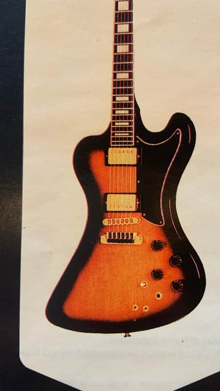 Gibson RD Artist 1980 dealer sheet