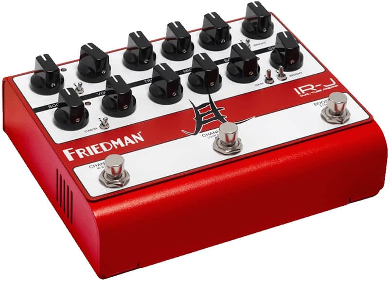 Friedman IR-J Jake E. Lee Signature Dual-tube Guitar Preamp Pedal image 1