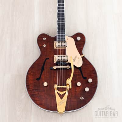 1962 Gretsch PX 6122 Chet Atkins Country Gentleman Walnut, Figured w/ Dial Up Mutes, Case & CoA image 2