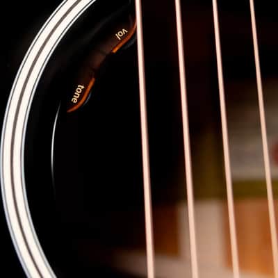 Taylor Gold Label 514e Super Auditorium Acoustic/Electric Guitar - Blacktop with Hardshell Case - Demo image 10