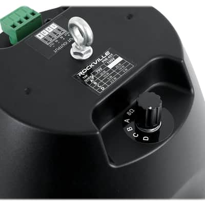 Rockville 6-Zone Amp Receiver+10) Black Pendant Speakers For Restaurant/Bar/Cafe image 16