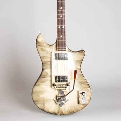 Wandre  Twist Solid Body Electric Guitar (1963), black hard shell case. image 1
