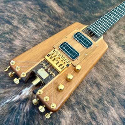 1983 Warwick Nobby Meidel Guitar Natural Headless Guitar #15 of 30 West Germany Handmade image 3