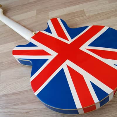 TPP - Noel Gallagher "Union Jack" Epiphone 62' Sheraton Ltd. Edition Custom Oasis Tribute image 3