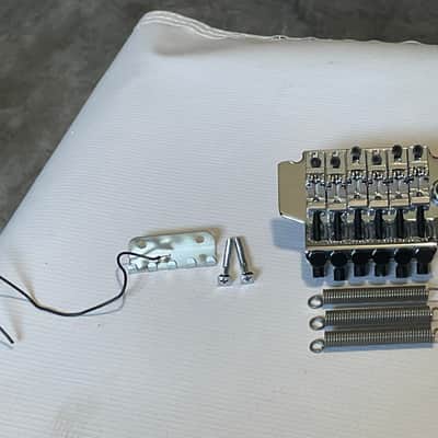 1990's Korean Ibanez RG Series SLT101 SLT-101 Chrome Floyd Rose Single Locking Tremolo Bridge image 1
