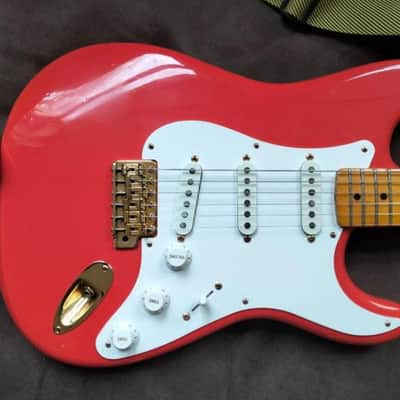 Fender Stratocaster 1957 reissue Usa 1987/88 Fiesta red image 4