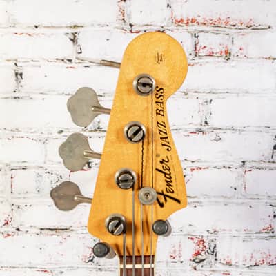 Fender - 1968 Jazz Bass - Bound Fingerboard Block Inlay - 3TS - Refinished and Refretted Neck - w/OHSC - x7915 - VINTAGE image 3