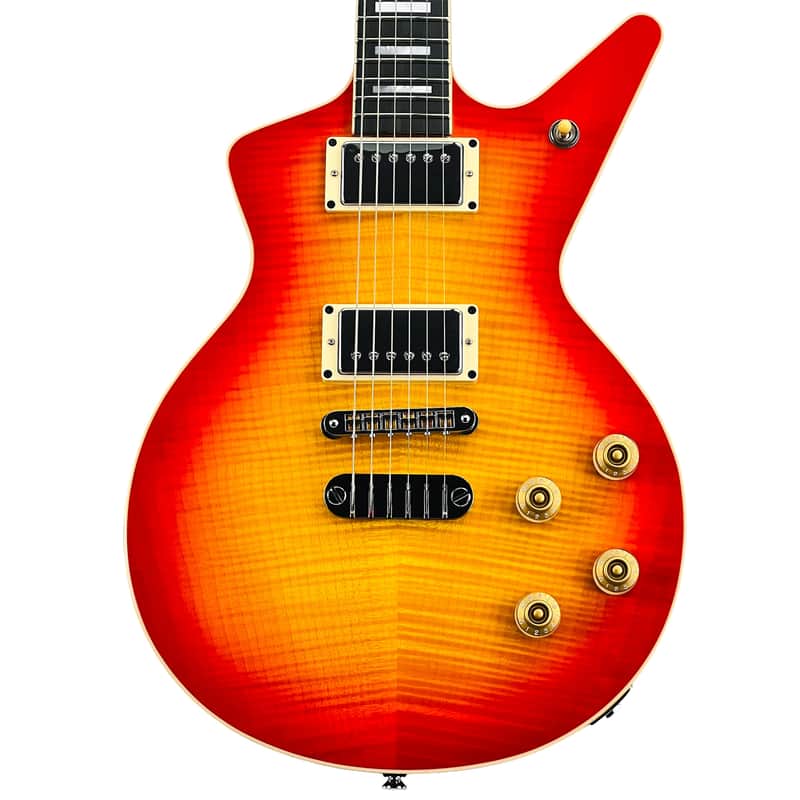 Dean USA Custom Shop Cadillac Flame Top - Trans Cherry Sunburst image 1