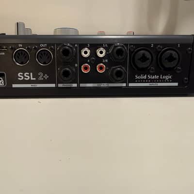Solid State Logic SSL 2+ USB Audio Interface 2020 - Present - Black image 2