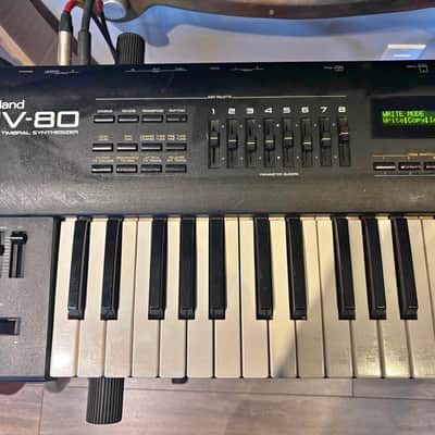 Roland JV-80 61-Key Multi-Timbral Synthesizer 1992 - 1994 - Black image 3