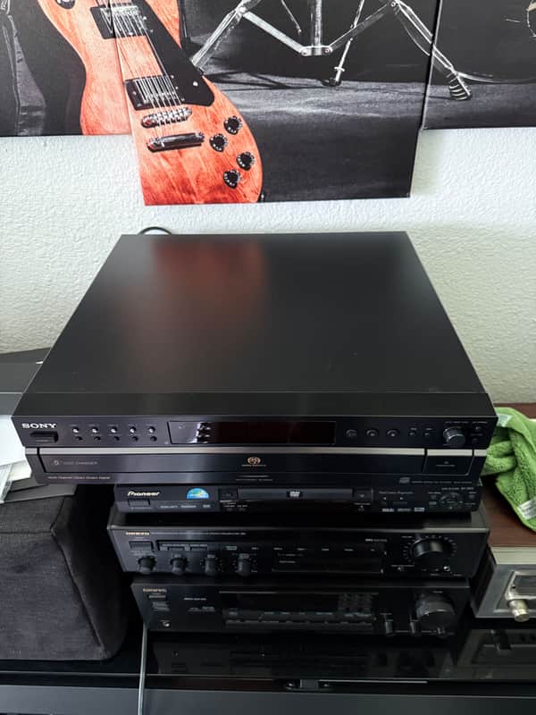 Sony SCD-CE595 5 Disc CD Super Audio Player w/Remote & Manual Mid 90’s - Black