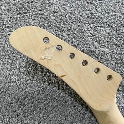 Maple Wood DIY Banana Head Guitar Neck, Rosewood Fingerboard 22 Frets image 5