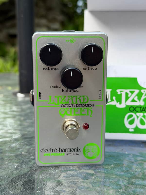 Electro-Harmonix / JHS Nano Lizard Queen Octave Fuzz 2023 - Present - Silver / Green image 1