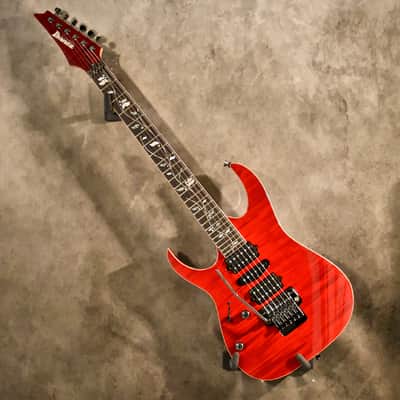 Ibanez Left handed J. Custom RG-8570ZL 2017 Trans Red Lefty Guitar image 1