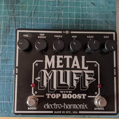 Electro-Harmonix Metal Muff Distortion with Top Boost 2006 - Present - Black image 1