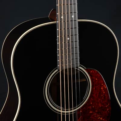 Bourgeois DS Vintage 12-Fret Indian Rosewood and Adirondack Spruce Black Top NEW image 7