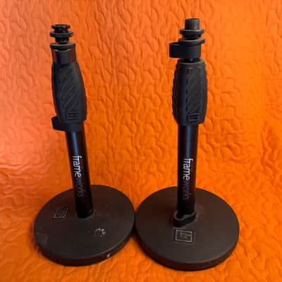 Pair of Gator desktop microphone stands (or speaker stands) GFW-MIC-0601 image 1