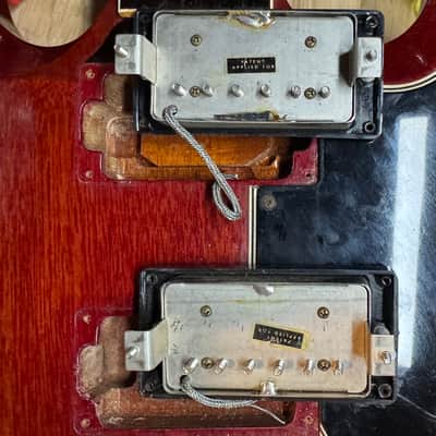 1961 Gibson Les Paul Standard Vintage Cherry 2x PAF Patent Applied For Made In Kalamazoo Electric Guitar W/ Original Lifton Hardshell Case! image 14