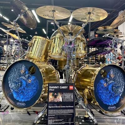 Evans Danny Carey / TOOL 22” Monster Mash Bass Drum Head W/Mic Port image 9