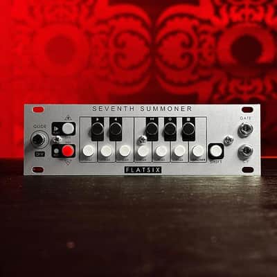 FlatSix Modular Seventh Summoner (Silver) - 1U performance sequencer with 6 sequences & sequence chaining image 1