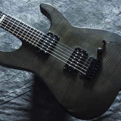 ESP LTD JD-600 Jon Donais Signature 2007 - See Thru Black Satin - VERY GOOD condition image 2