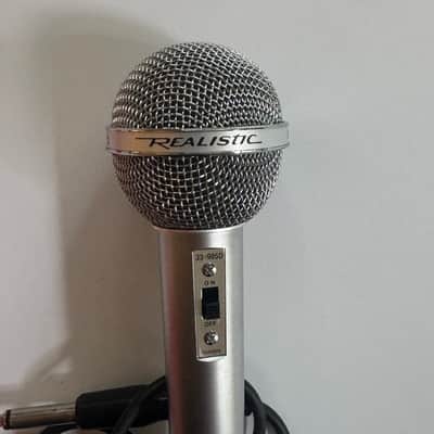Vintage Realistic Highball-2 Dynamic Microphone 33-985D Wired Mic w/ Box image 6
