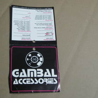 one pair new old stock Gambal GPL(UG13GPLXX) Percussive Keyboard Mallets (for xylophones and glockenspiels), 1 inch Clear (but cloudy) Hard Nylon Ball Heads with Black Synthetic Shafts, with original packaging - from 1990s - early 2000s image 21