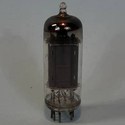 RCA 6CG7 6FQ7 Vintage Gray Plate Halo Getter Tube! T430 image 3