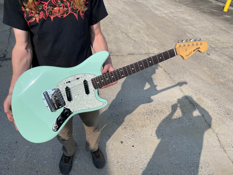 Fender Jagstang 2023 Surf Green Imron Mustang Jaguar Kurt Cobain image 1