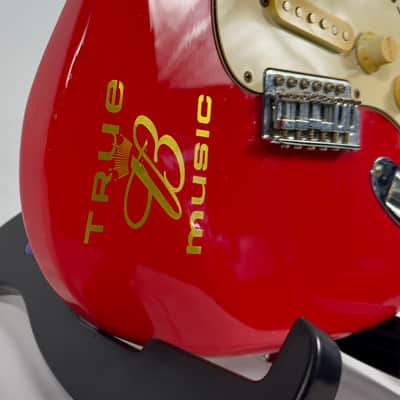 Aria Budweiser Branded Electric Guitar Body Loaded 2000’s - Red image 5