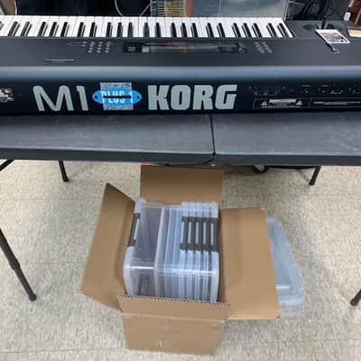 Korg M1 61-Key Synth Music Workstation 1990s - Black image 2