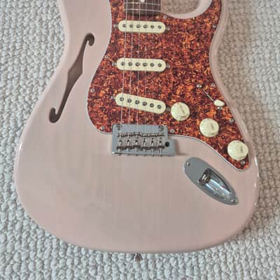 Fender American Professional II Stratocaster Thinline Shell Pink image 1