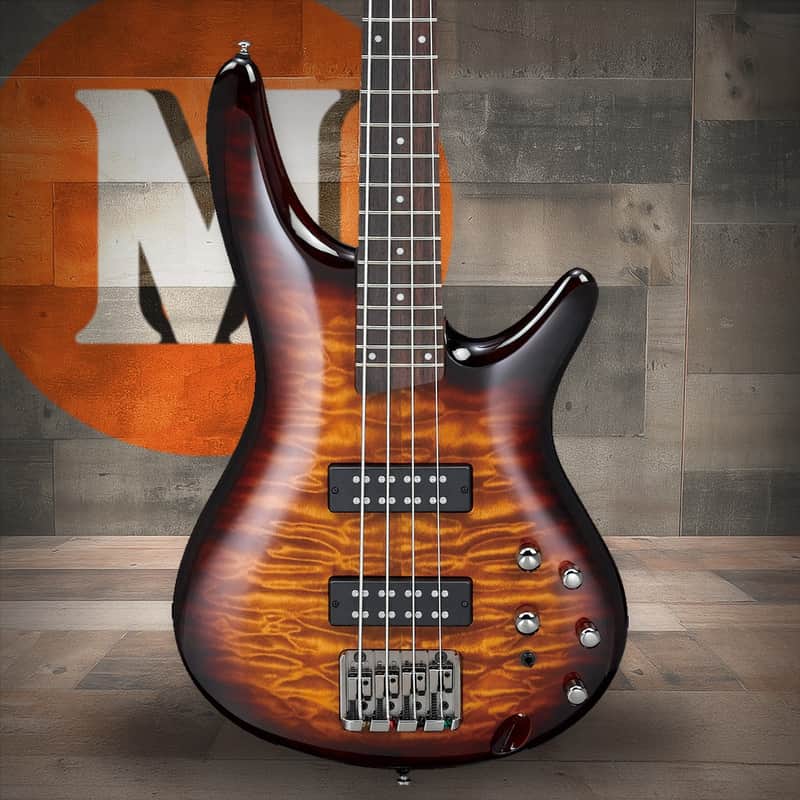 Ibanez SR Standard 4 String Electric Bass - Dragon Eye Burst (SR400EQMDEB) image 1