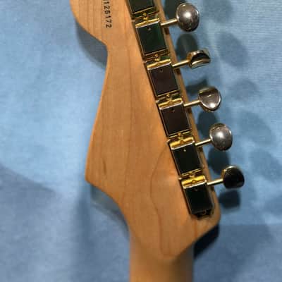 Fender Deluxe Super Strat 2001 - Crimson Red Transparent image 11