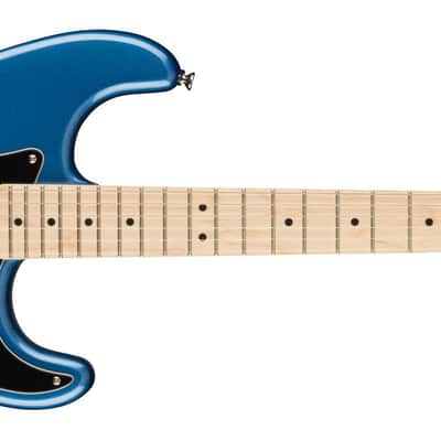 Fender Squier Affinity Series Stratocaster MN - Black Pickguard - Lake Placid Blue image 15
